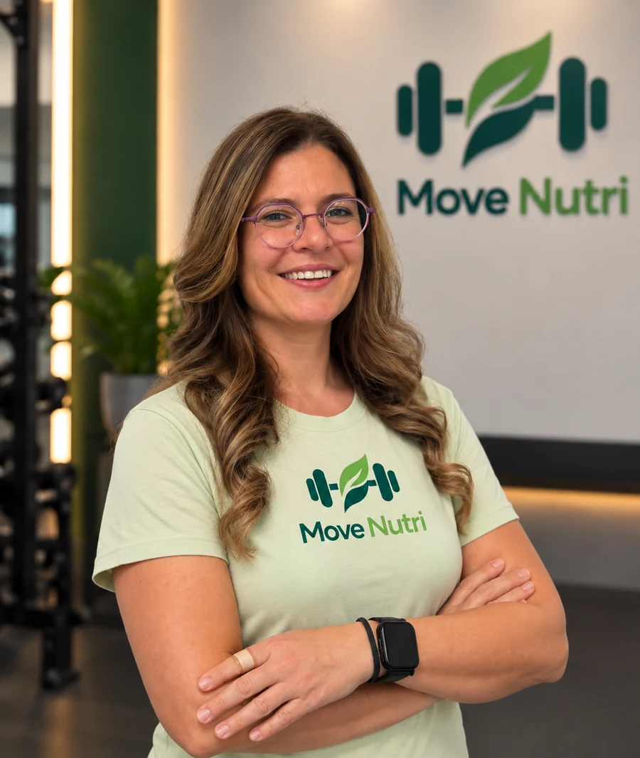 Aline, nutricionista à frente da área de nutrição da Move Nutri.